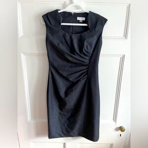 Calvin Klein | Navy Blue Midi Dress